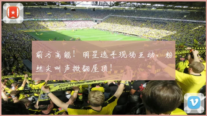 前方高能！明星选手现场互动，粉丝尖叫声掀翻屋顶！